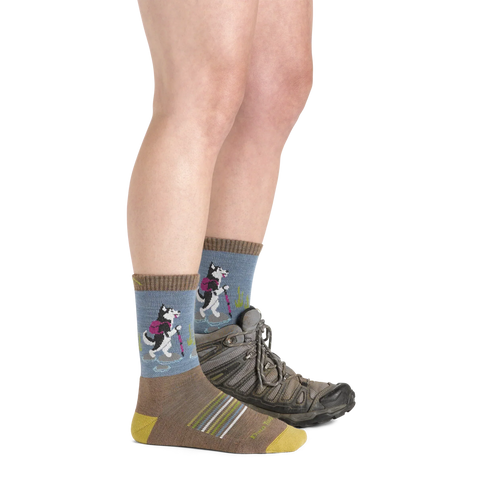 Women's Critter Club Micro Crew Lightweight Hiking Socks
