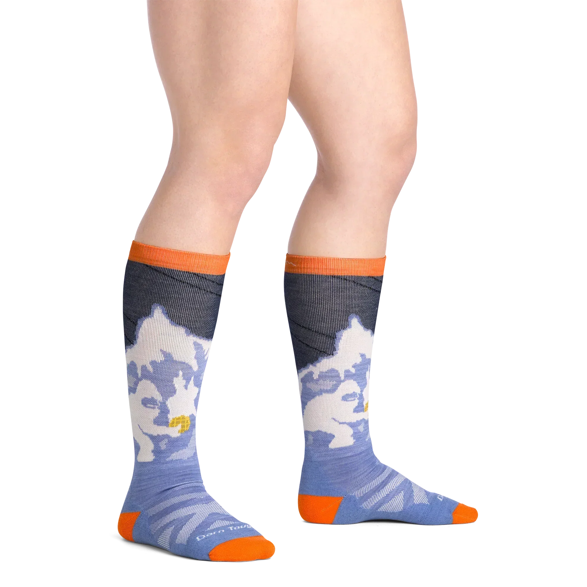 Kids Little Yeti Over-the-Calf Midweight Ski & Snowboard Socks