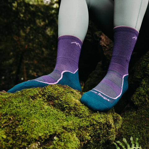 Women's Light Hiker Micro Crew Lightweight Hiking Socks
