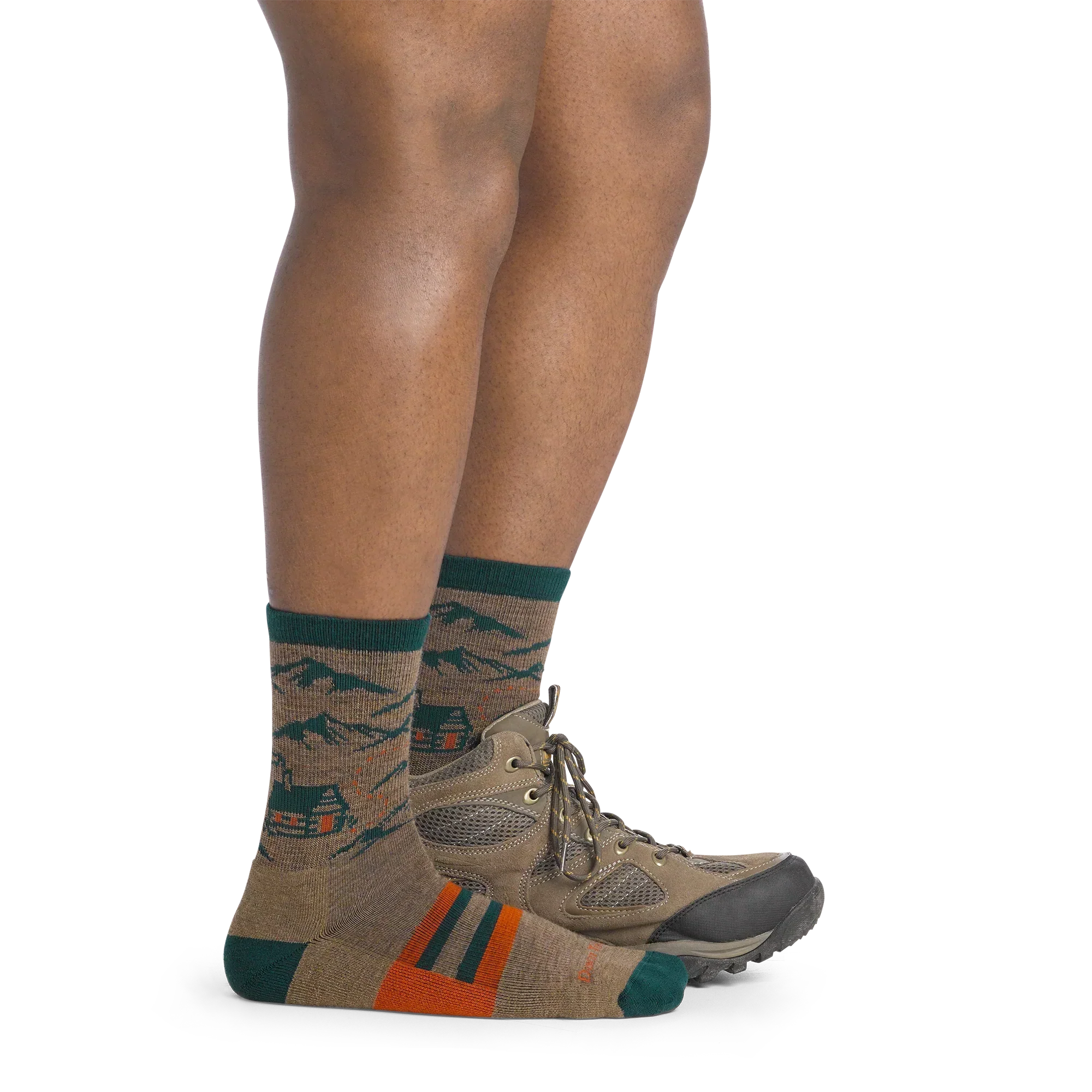 Men's Hike Hike Hut Micro Crew Midweight Hiking Socks-Last Chance
