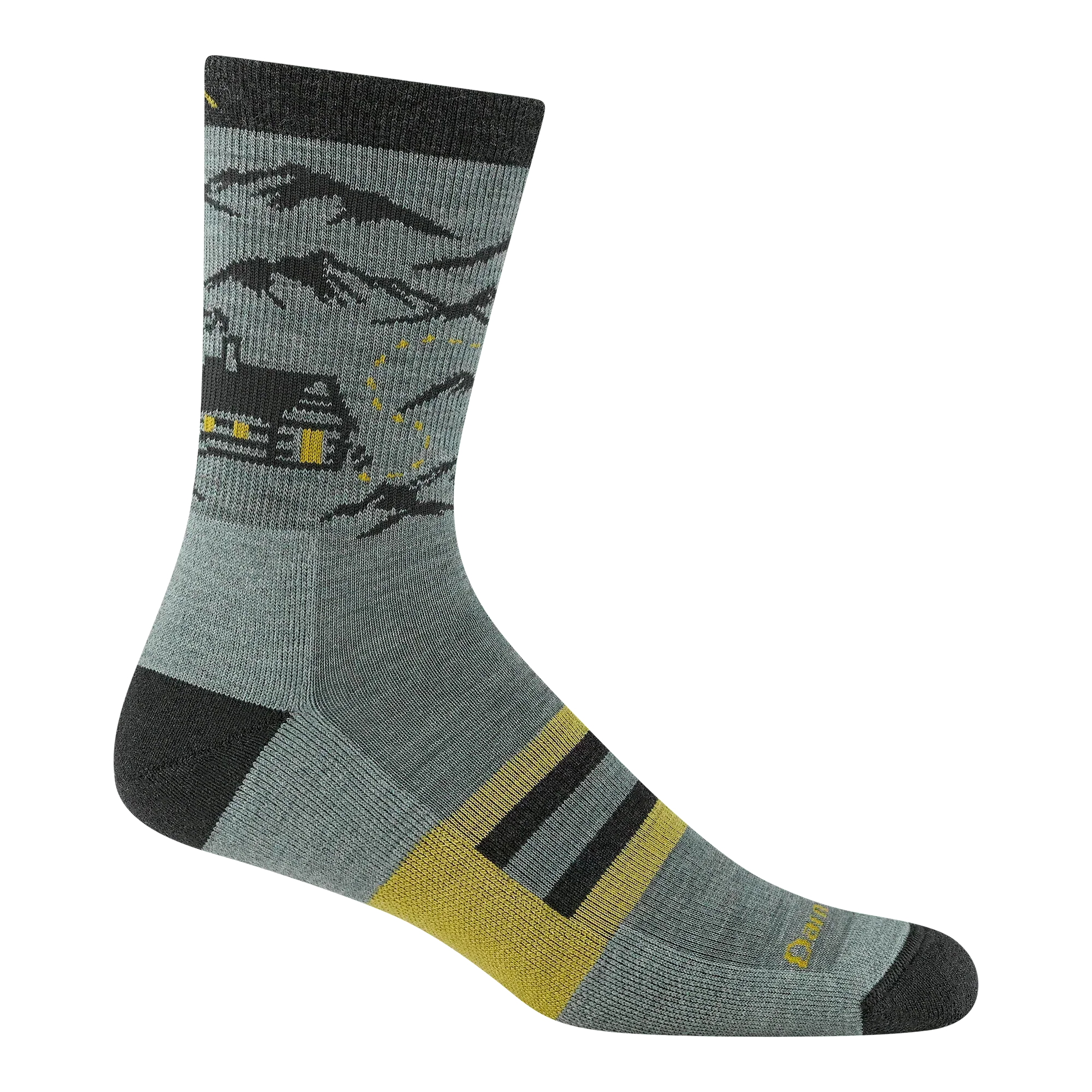 Men's Hike Hike Hut Micro Crew Midweight Hiking Socks-Last Chance