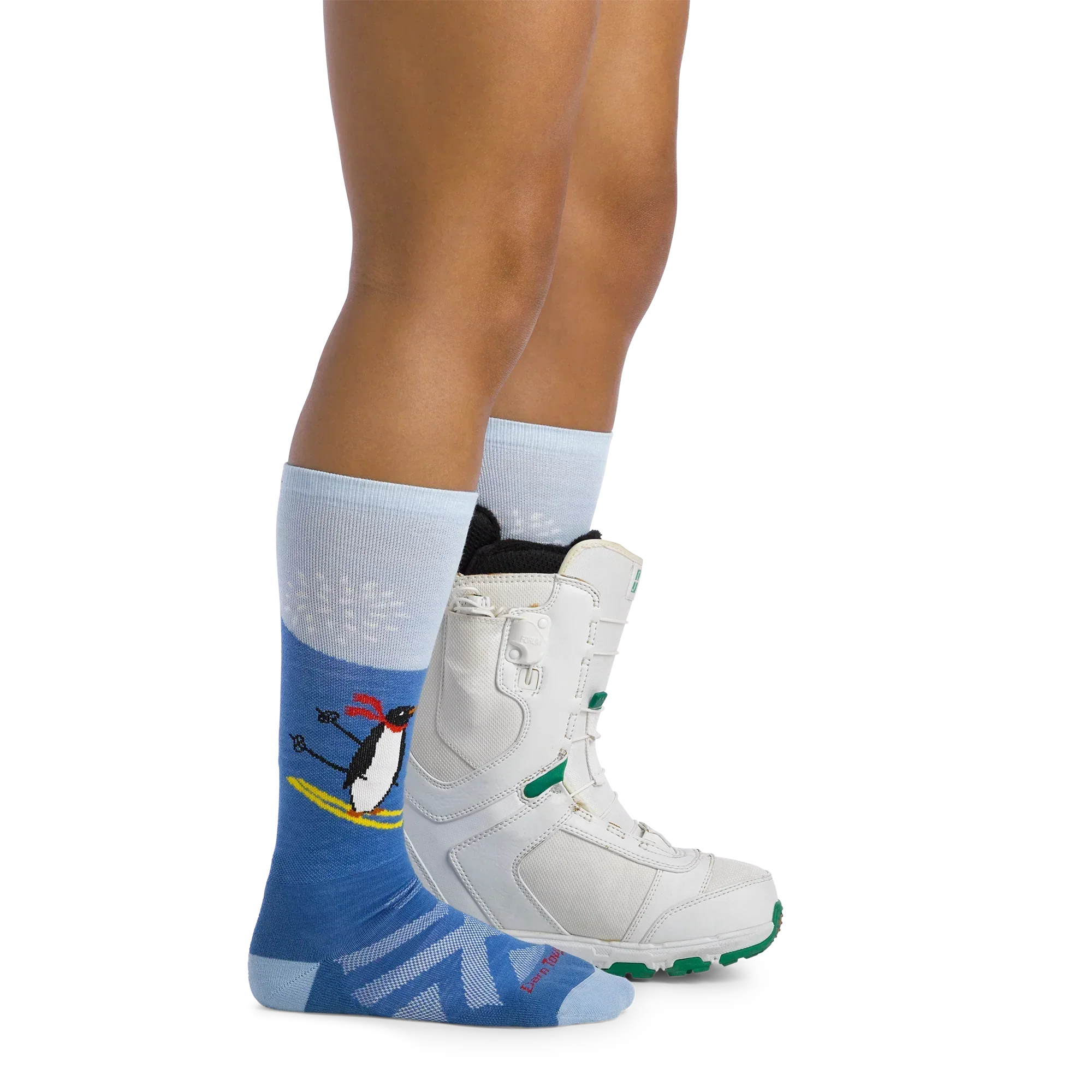 Kids Penguin Peak Over-the-Calf Midweight Ski & Snowboard Socks