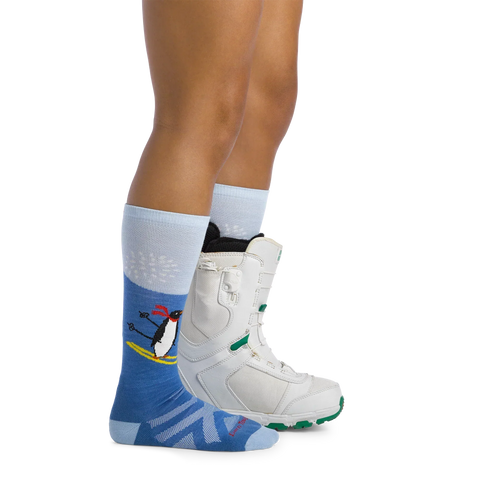 Kids Penguin Peak Over-the-Calf Midweight Ski & Snowboard Socks