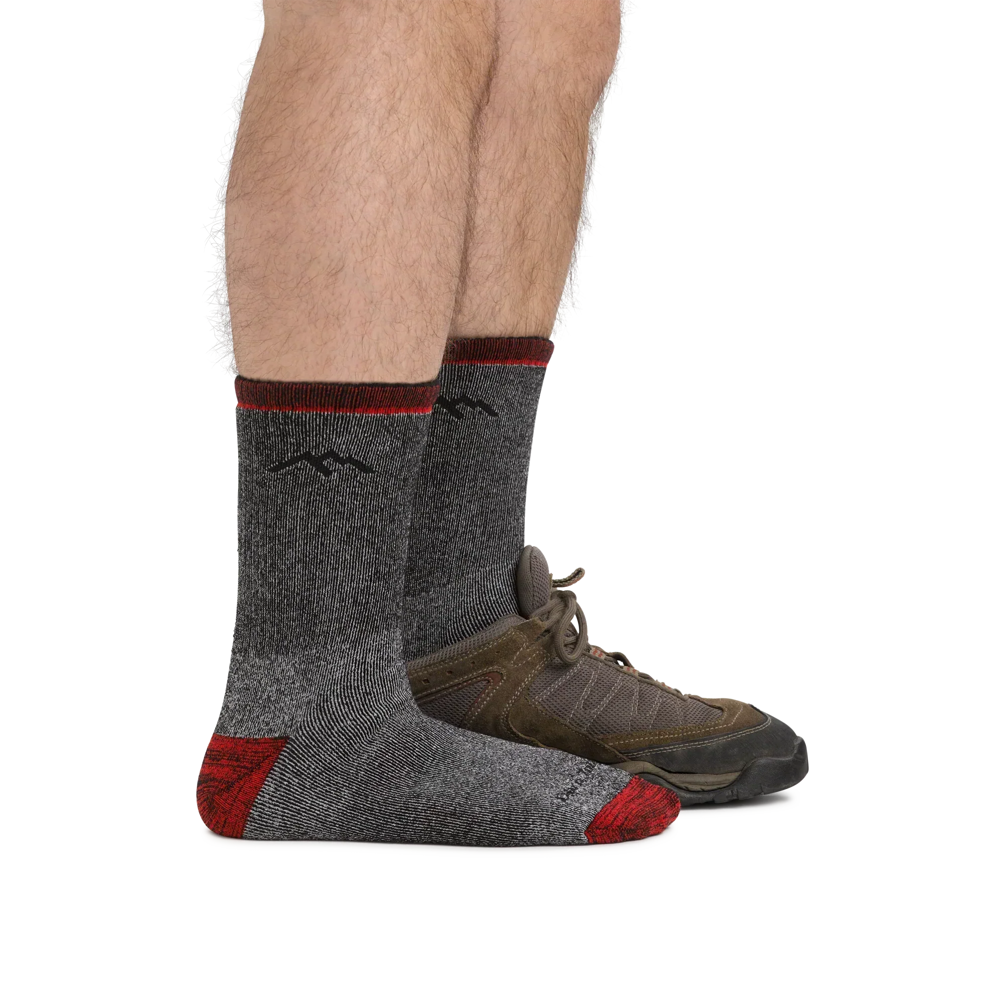 Men's Mountaineering Micro Crew Heavyweight Hiking Socks