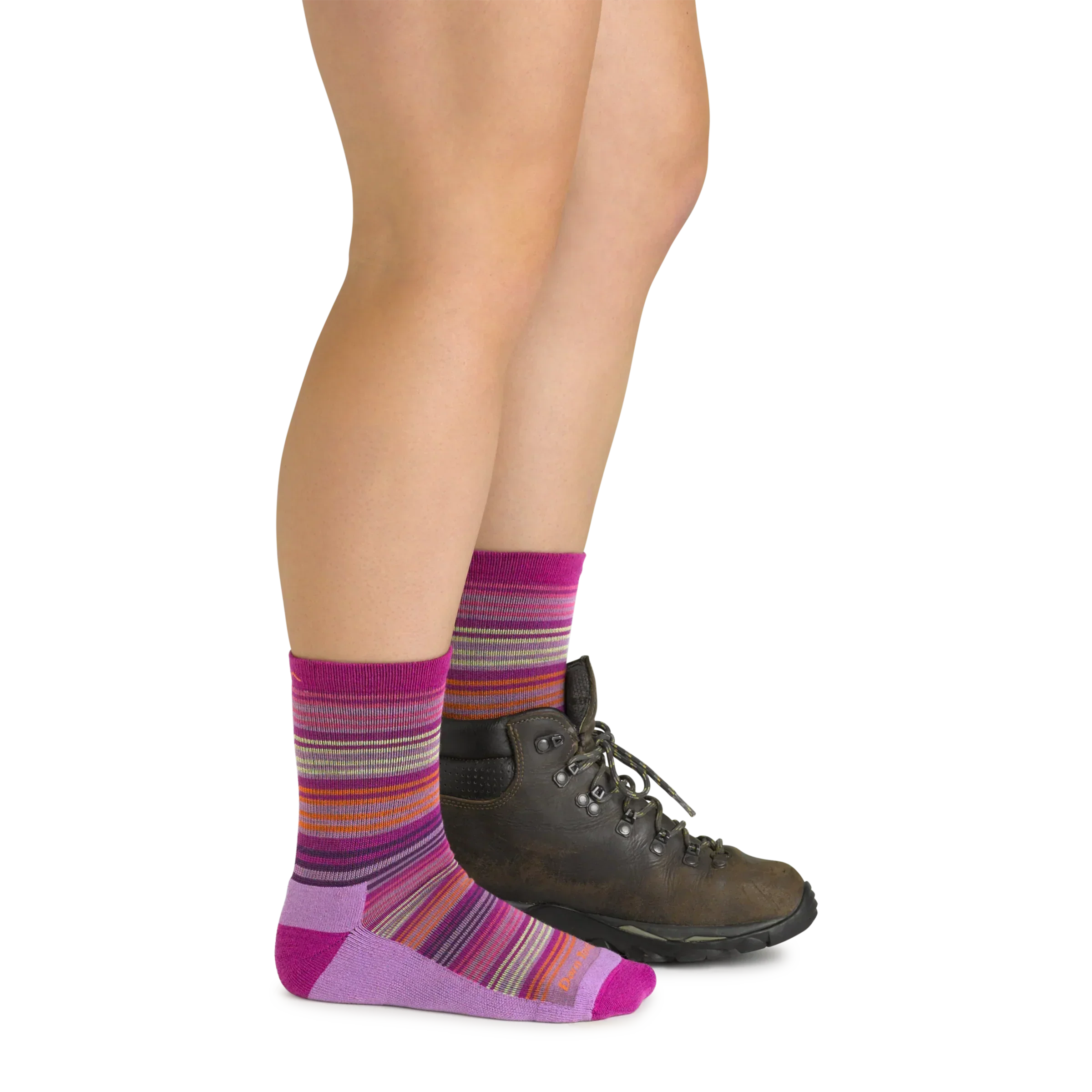 Kids Zebra Canyon Micro Crew Lightweight Hiking Socks