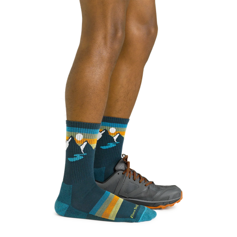 Men's Sunset Ridge Micro Crew Lightweight Hiking Socks