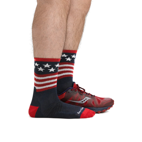 Men's Patriot Micro Crew Ultra-Lightweight Running Socks