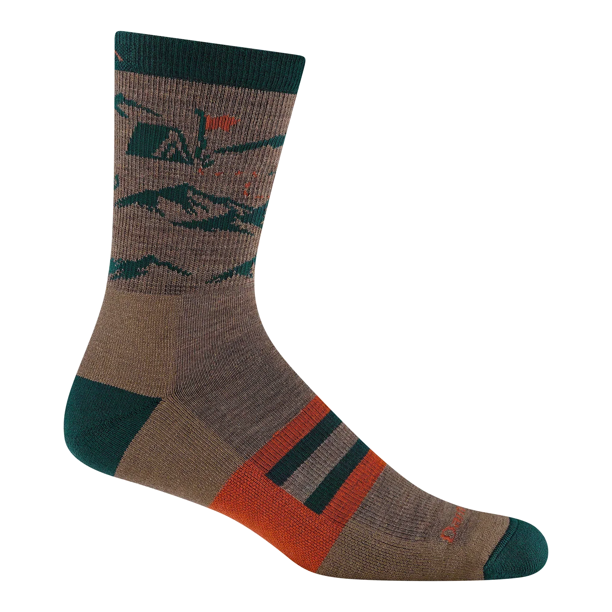 Men's Hike Hike Hut Micro Crew Midweight Hiking Socks-Last Chance