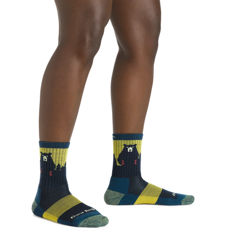 Women's Bear Town Micro Crew Lightweight Hiking Socks