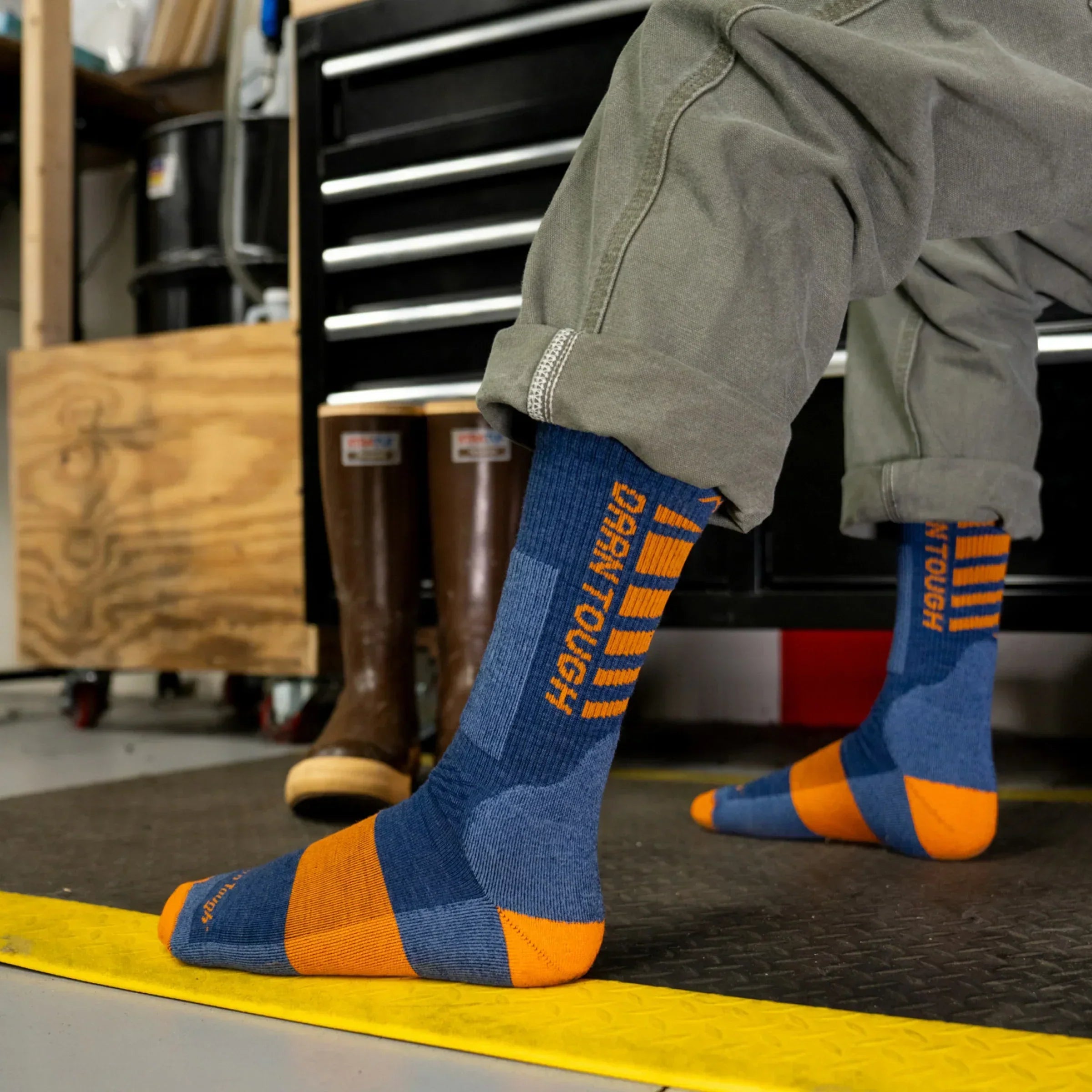 Men's Backbone Boot  Midweight Work Sock