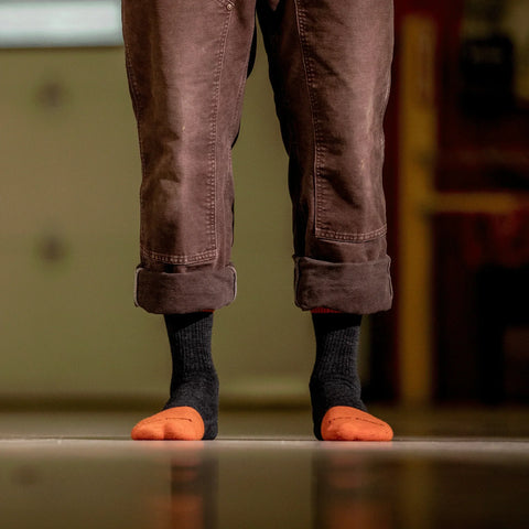 Men's Steely Micro Crew  Midweight Work Sock
