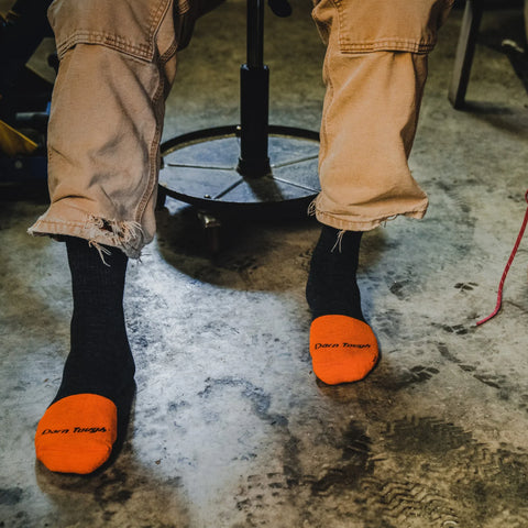 Men's Steely Micro Crew  Midweight Work Sock