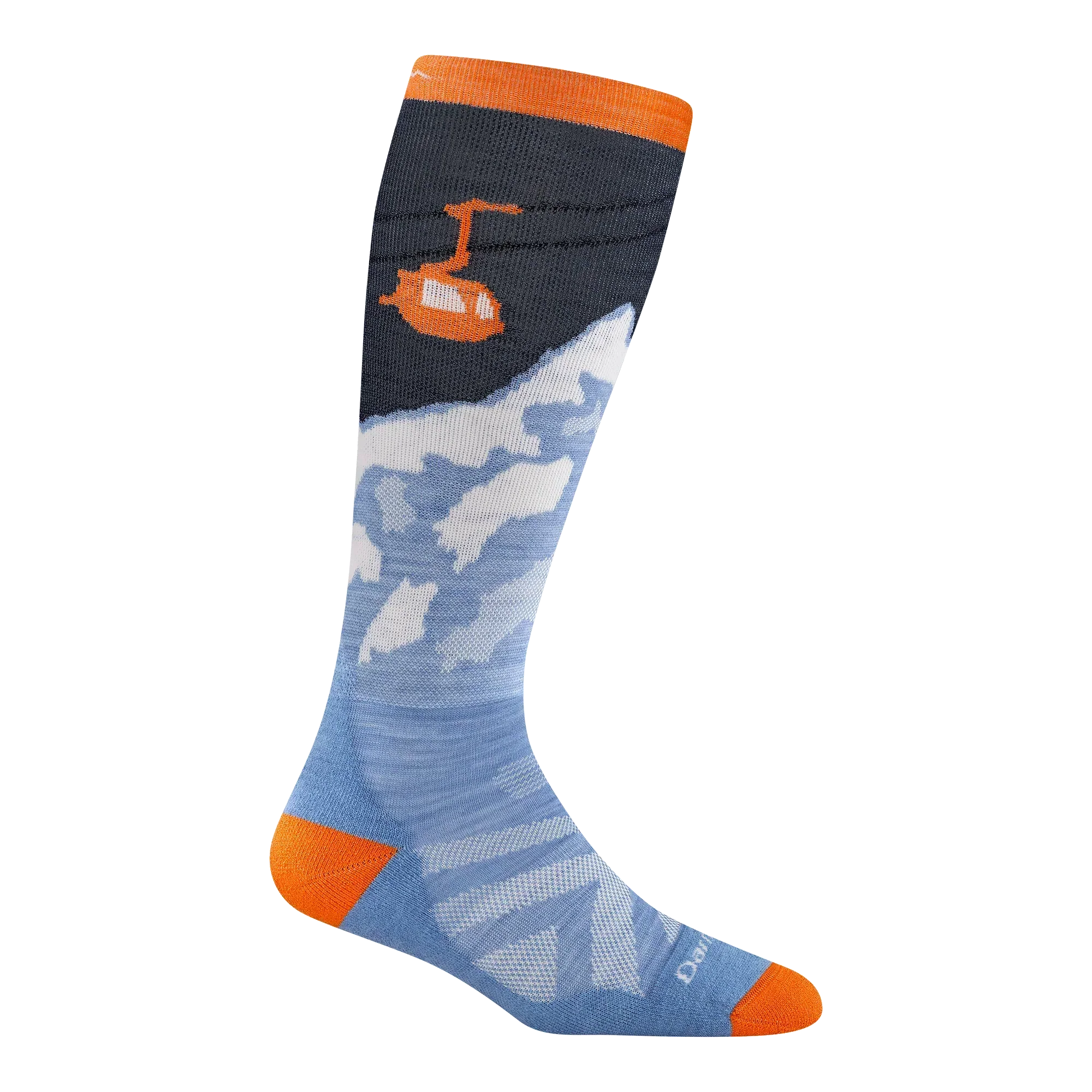 Kids Little Yeti Over-the-Calf Midweight Ski & Snowboard Socks