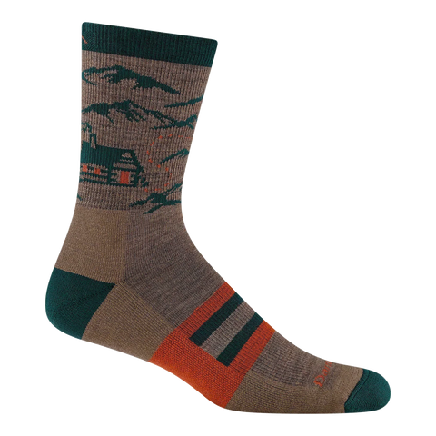 Men's Hike Hike Hut Micro Crew Midweight Hiking Socks-Last Chance