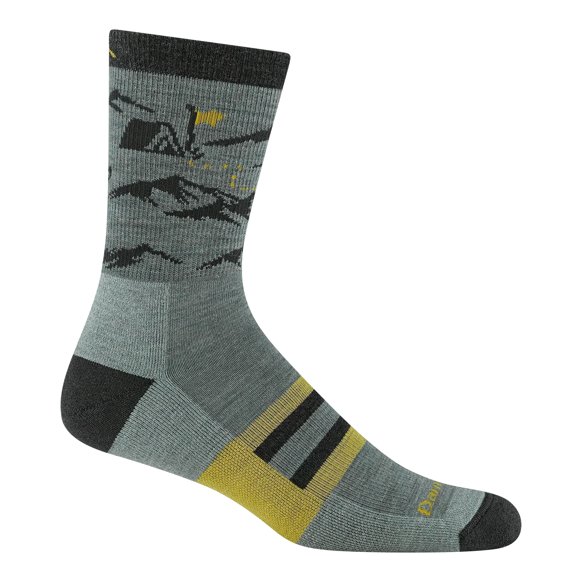 Men's Hike Hike Hut Micro Crew Midweight Hiking Socks-Last Chance