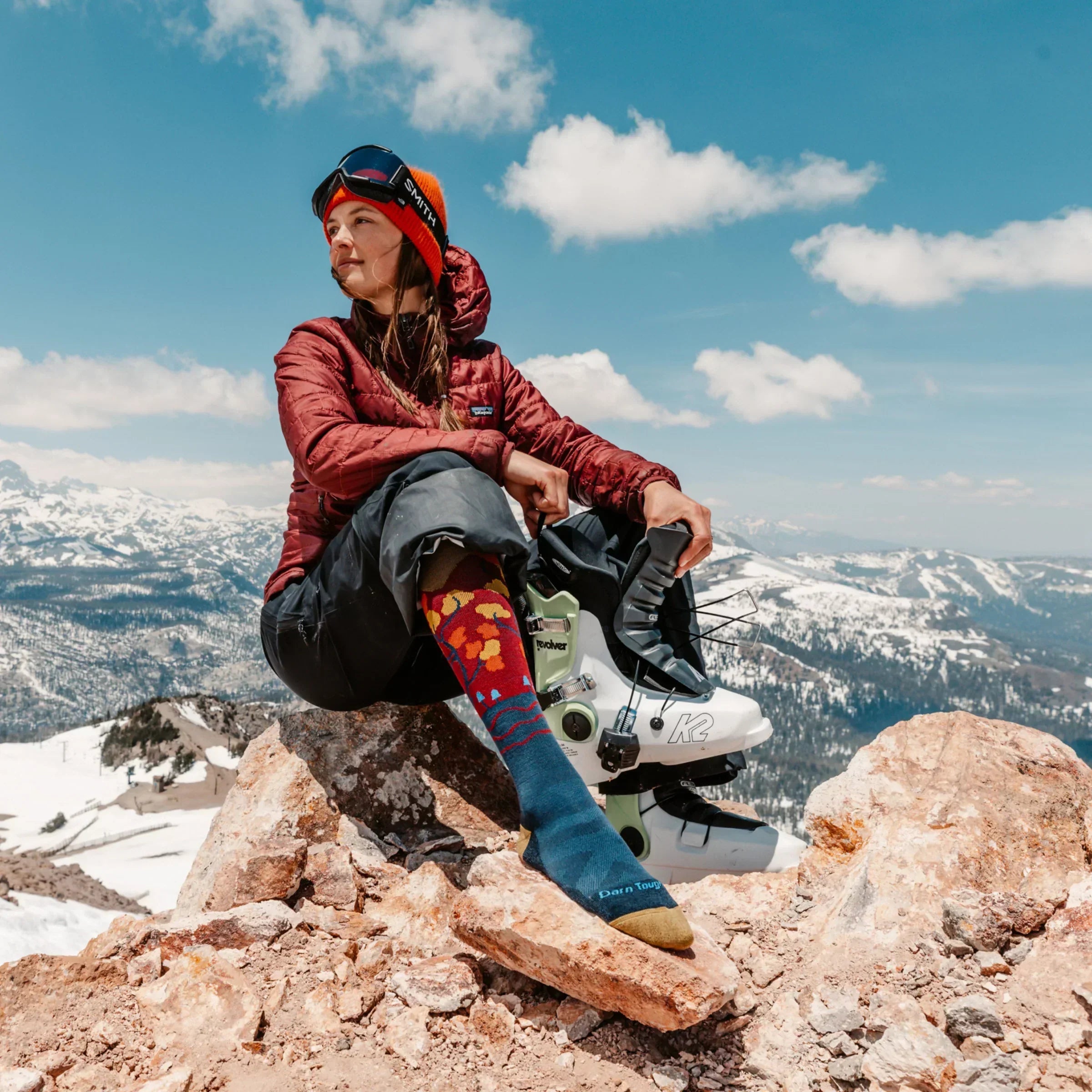 Women's Enchanted Over-the-Calf Midweight Ski & Snowboard Socks- Last Chance