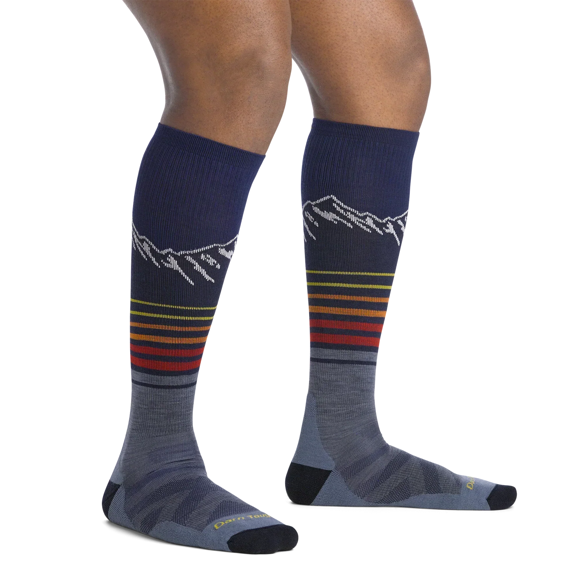 Men's Steep Lines Over-the-Calf Lightweight Ski & Snowboard Socks